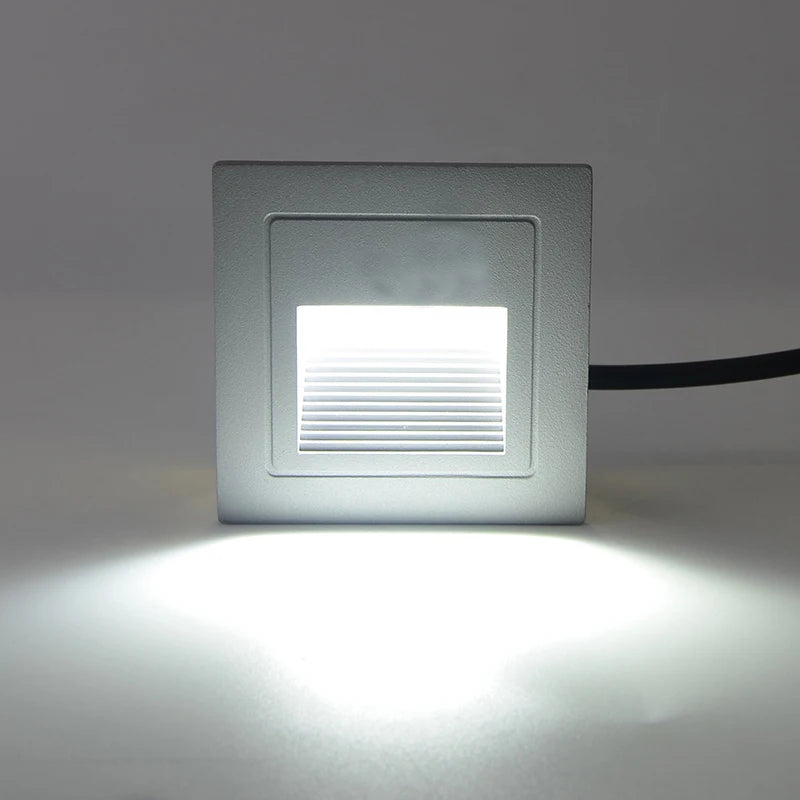 LumoStep Pro – 3W LED Ingebouwde Buiten Wandlamp - wandlamp - gemonteerd