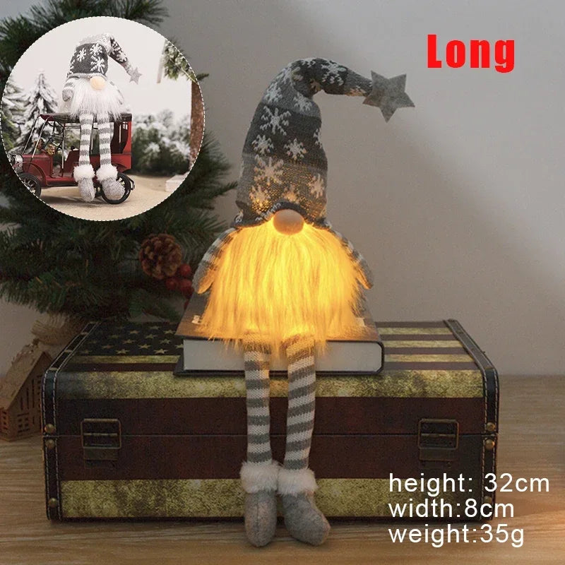LUMIGNOME – LED Kerst Kabouter Zonder Gezicht - buitenverlichting - verlicht