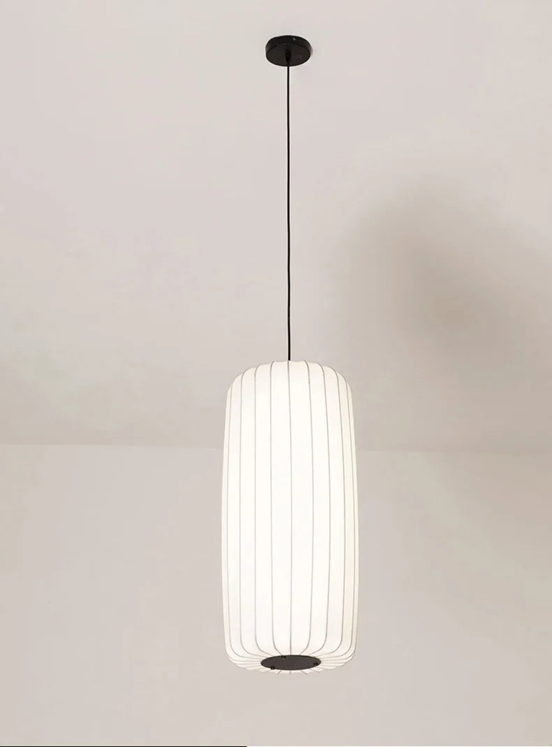 Modern Japanese Wabi Sabi Zijdehanglamp - plafondlampen - in de kamer