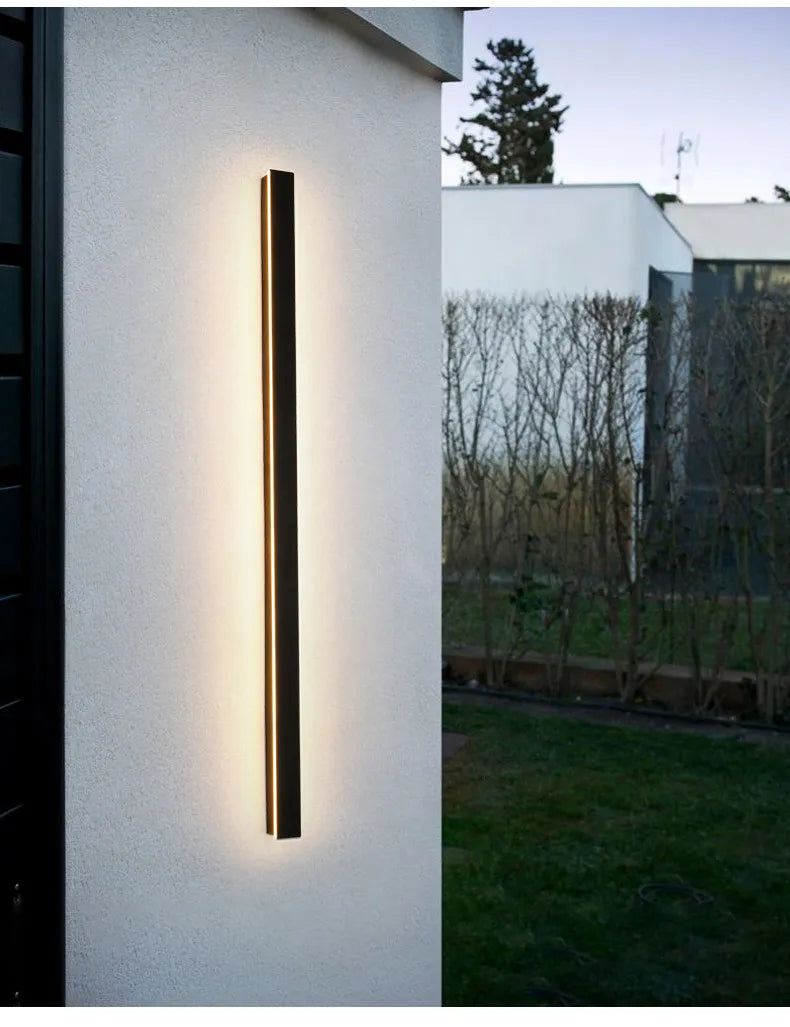 NordicGlow Moderne LED Wandlamp - buitenverlichting - zijaanzicht