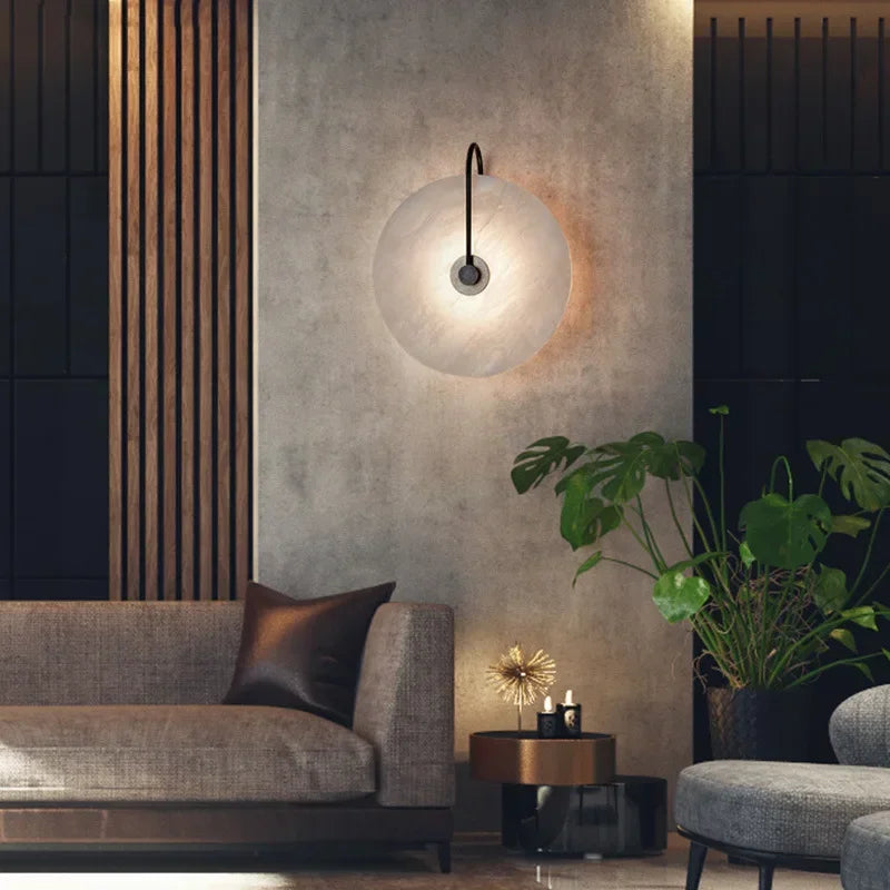LunaGlow Nordic LED Wandlamp - wandlamp - sfeerbeeld