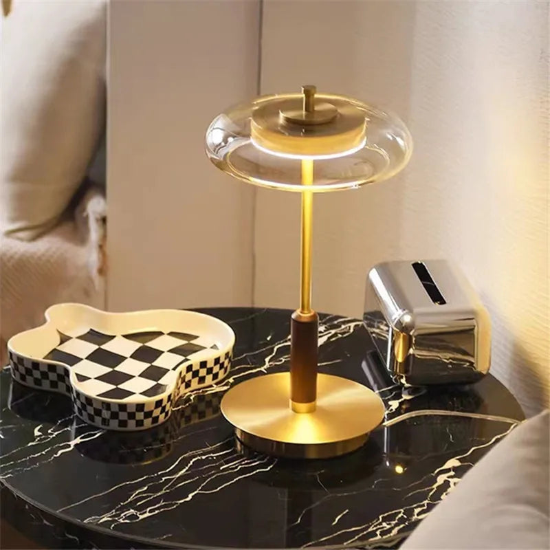 Luxe LED Tafellamp & Vloerlamp – Stijlvolle Verlichting voor Woonkamer, Slaapkamer & Badkamer - tafellampen - in de kamer