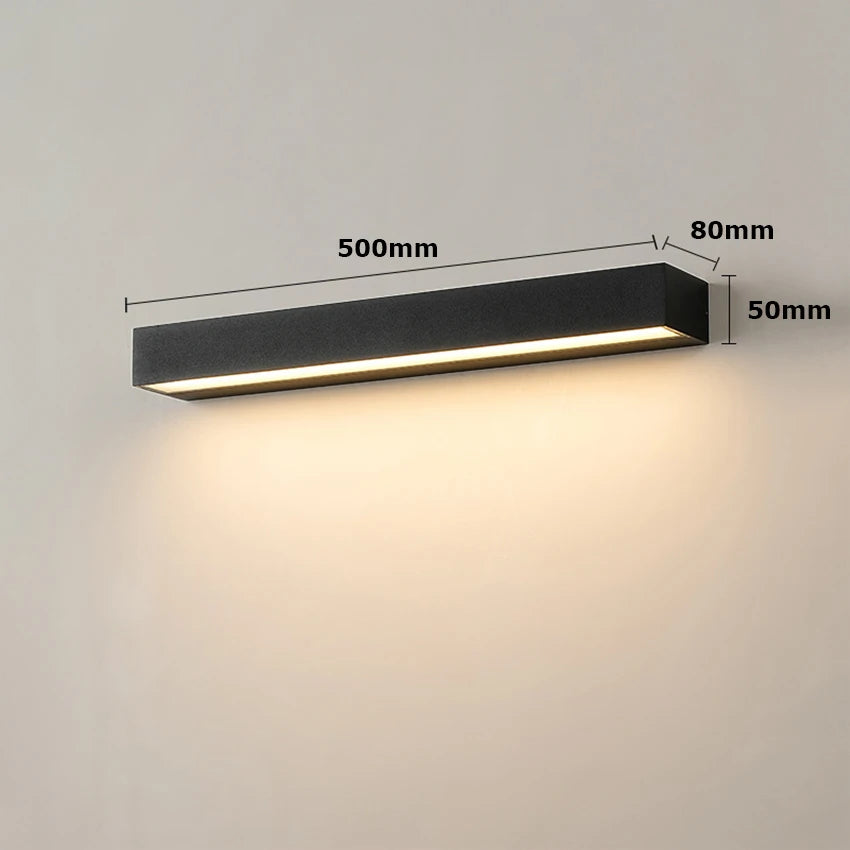 LumiStrip Pro – Waterdichte LED Buitenwandlamp - wandlamp - detail