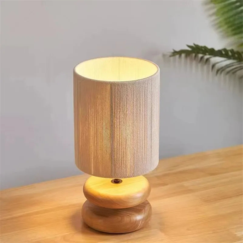 HikariWood Japans Tafellamp - tafellampen - zijaanzicht