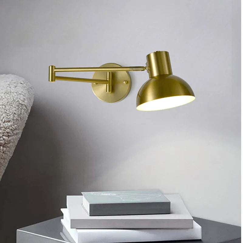 LUXARM Verstelbare Wandlamp met Lange Arm - wandlamp - sfeerbeeld