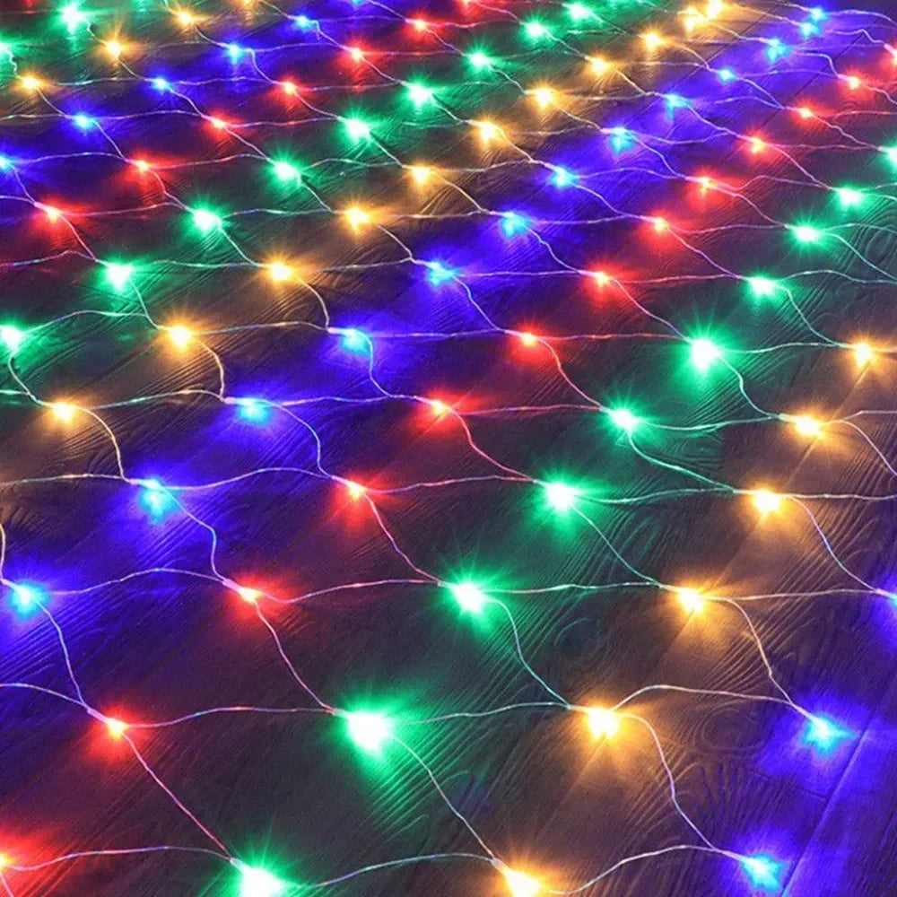 LumiGrid Net LED String Lights - buitenverlichting - gemonteerd