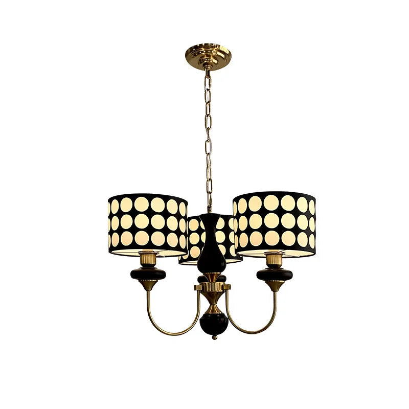 RegaliaCopper Traditionele Koperen Plafondkroonluchter - hanglampen - close-up