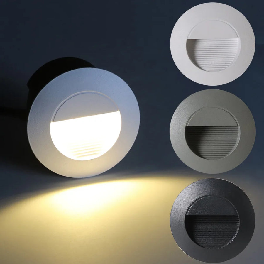 LumoStep Pro – 3W LED Recessed Outdoor Wall Light