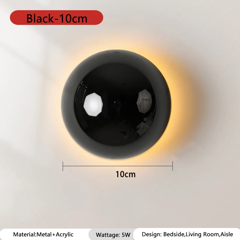 LumiBau Luxe Bauhaus Ronde Wandlamp - wandlamp - gemonteerd