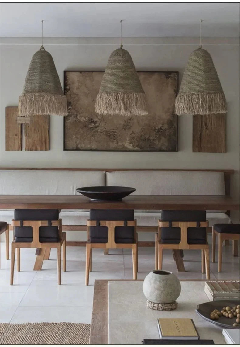 Handgeweven Rotan Hanglamp - hanglampen - gemonteerd