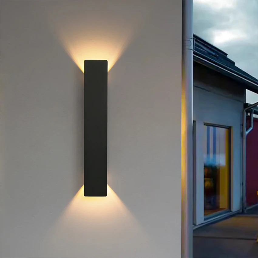 LumaShield Duo – LED Wandlamp Zwart & Wit - wandlamp