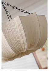 KumoWabi Japanese Wabi-Sabi Fabric Pendant Lamp