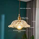 AuroraLuxe LED Pendant Lamp – Copper & Glass Design for Modern Interiors