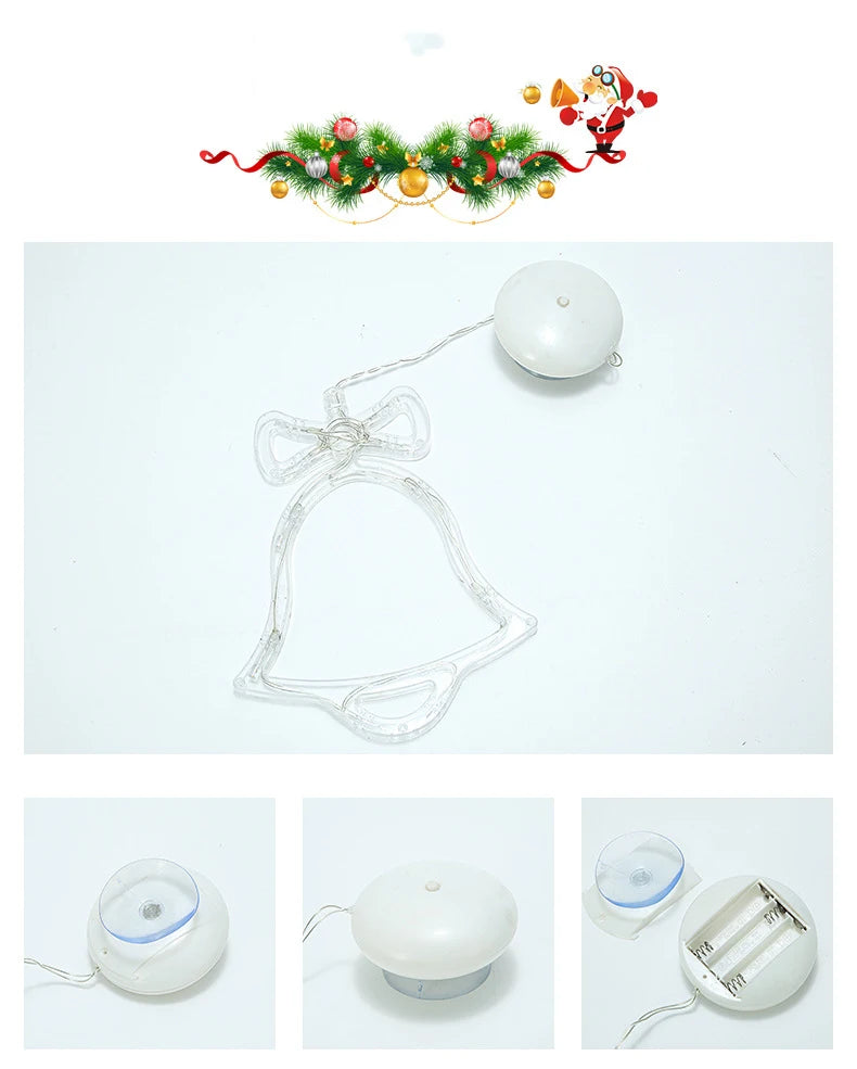 SantaGlow LED Raamverlichting met Zuignap - buitenverlichting - gemonteerd