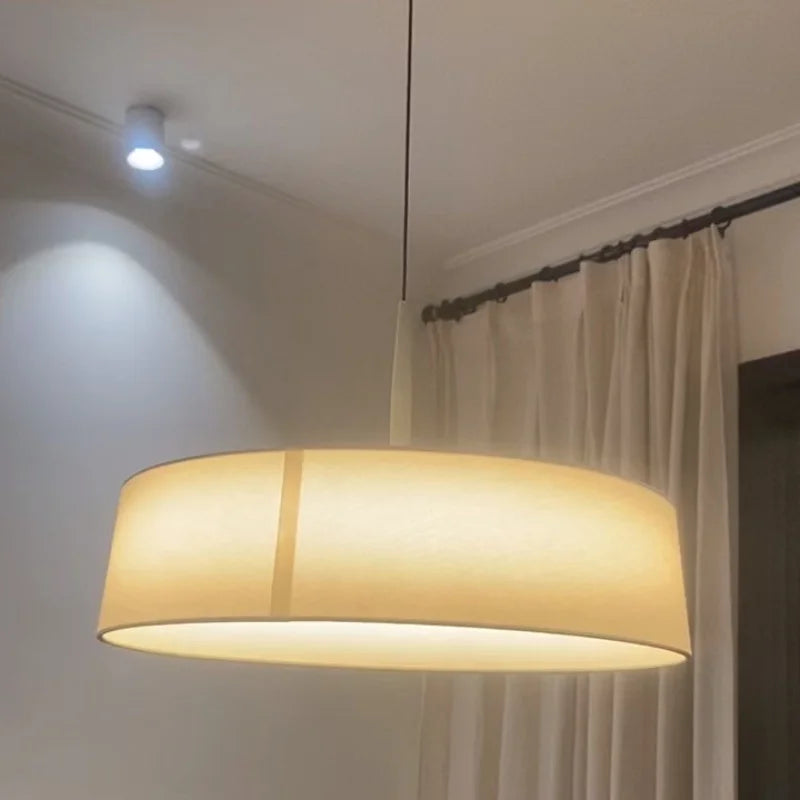 CircoLuce: Moderne Minimalistische LED Hanglamp van Stof - hanglampen - verlicht