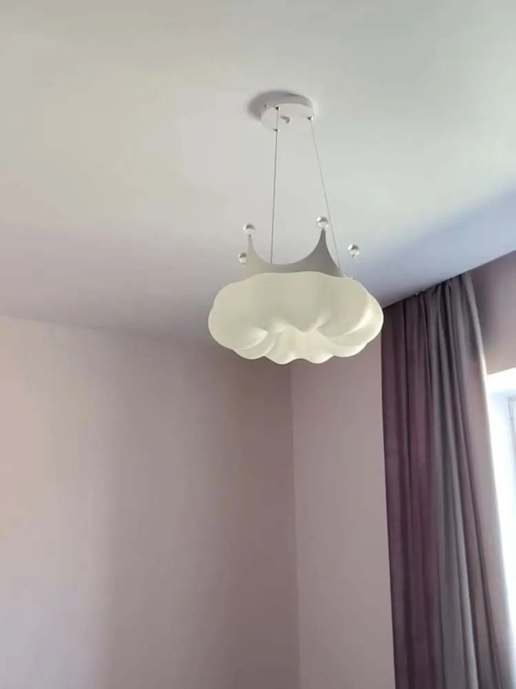 PrincessLume – Franse Kroonlamp met Crèmekleurige Windstijl - hanglampen - afmetingen