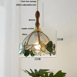 AuroraGlass Nordic LED Hanging Lamp