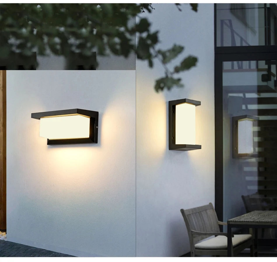 RAINFORCE IP65 LED Buitenwandlamp - buitenverlichting - gemonteerd