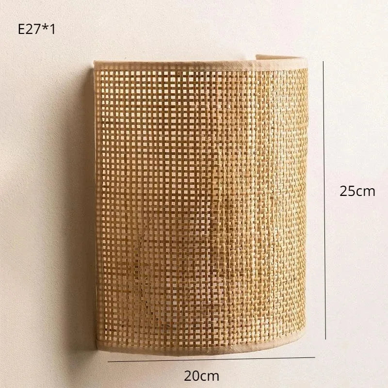 NATURA RATTAN Rotan Wandlamp - wandlamp - in de kamer