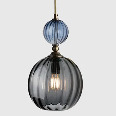AuroraNordic Gekleurd Glas Hanglamp - hanglampen - materiaaldetail
