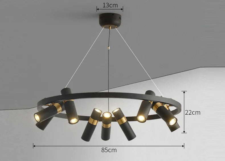Modern Nordic LED Design Hanglamp - hanglampen - gemonteerd