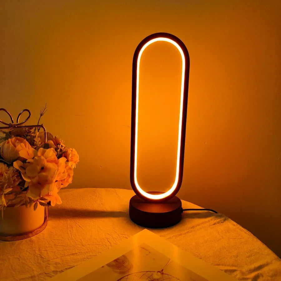 LunaHalo – Luxe Dimbare LED Ringlamp voor Slaapkamer en Woonkamer - tafellampen - afmetingen
