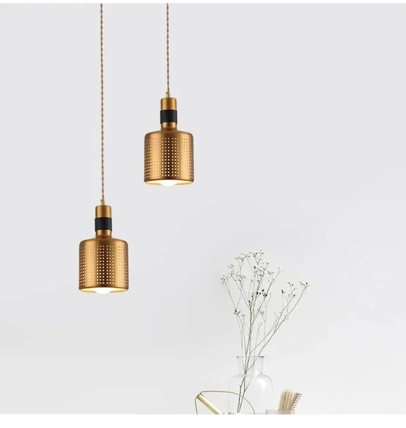 AuroraNord Goudgeplateerde Nordic Hanglamp - wandlamp - close-up