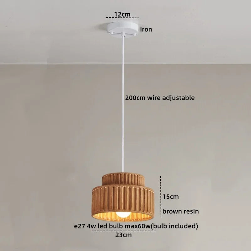 LumiCream – Nordic Moderne LED Hanglamp - plafondlampen - close-up