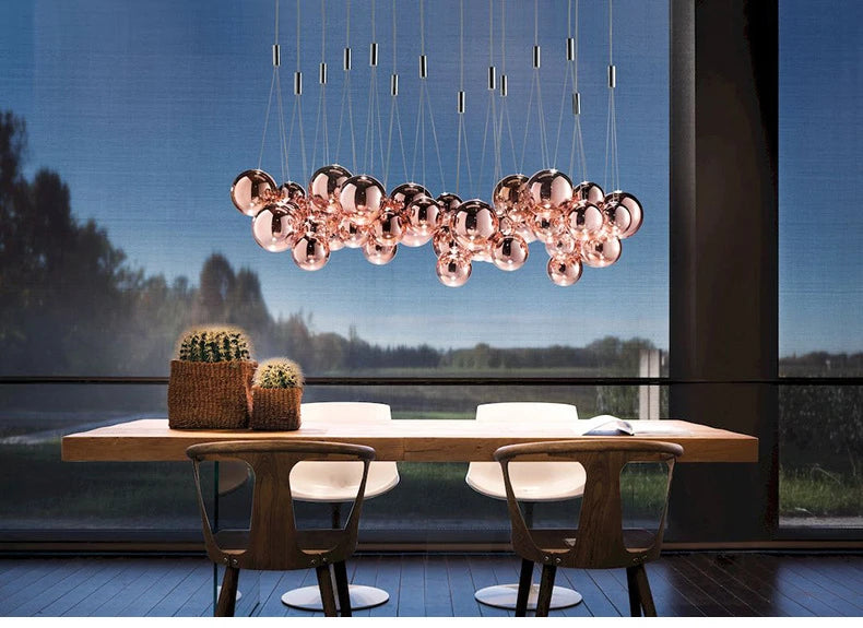 Luxe Glazen Bol Hanglamp - hanglampen - detail
