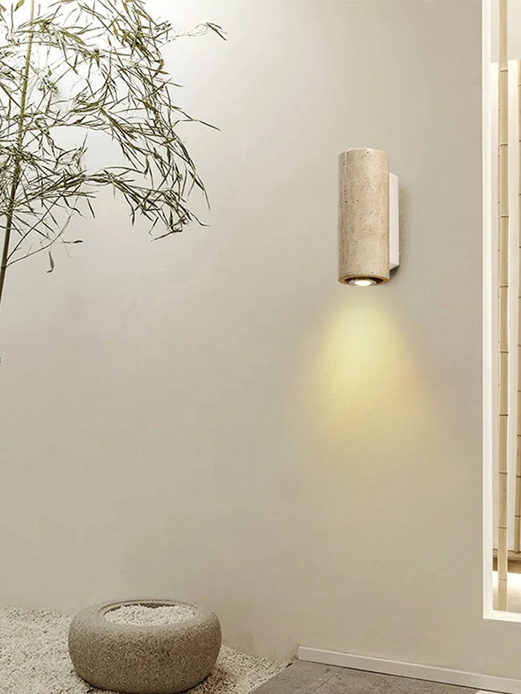 Modern Luxe Wandlamp in Natuursteen - wandlamp - afmetingen