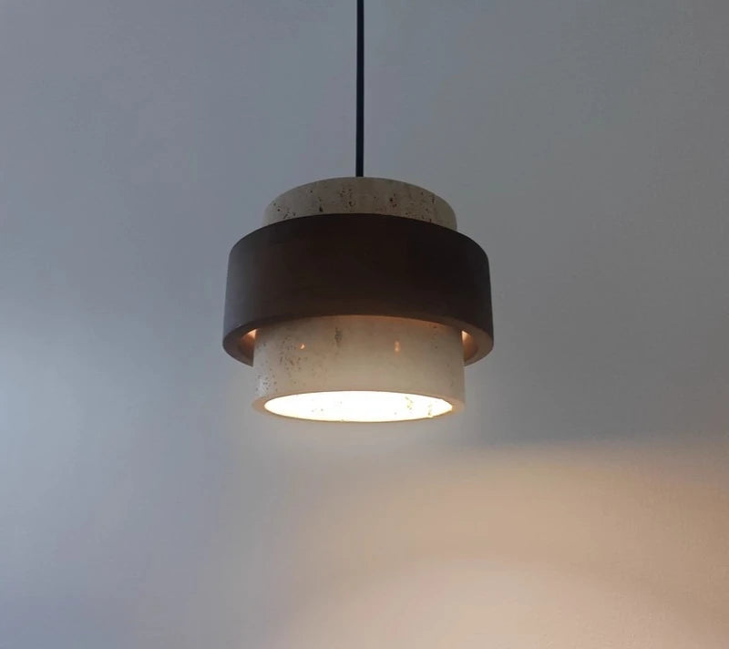 LumiStone Natuursteen LED Hanglamp - hanglampen - verlicht