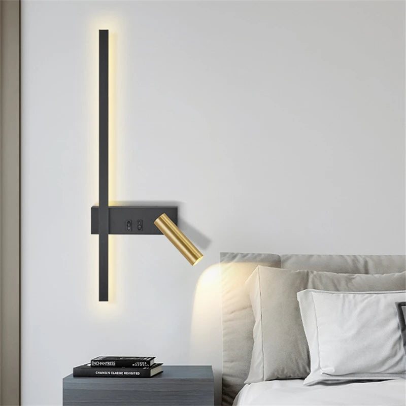 AuroraLuma Nordic Dual LED Wandlamp - wandlamp