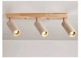 Travertine ceiling lamp