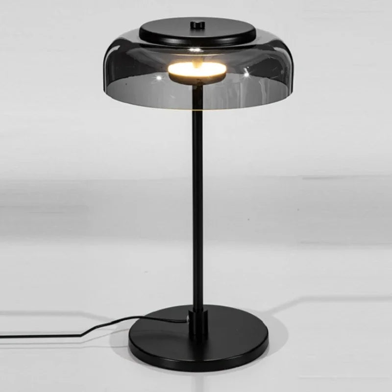 Aurélo – Designer Tafellamp van Glas met LED in Postmoderne Stijl - tafellampen - in de kamer