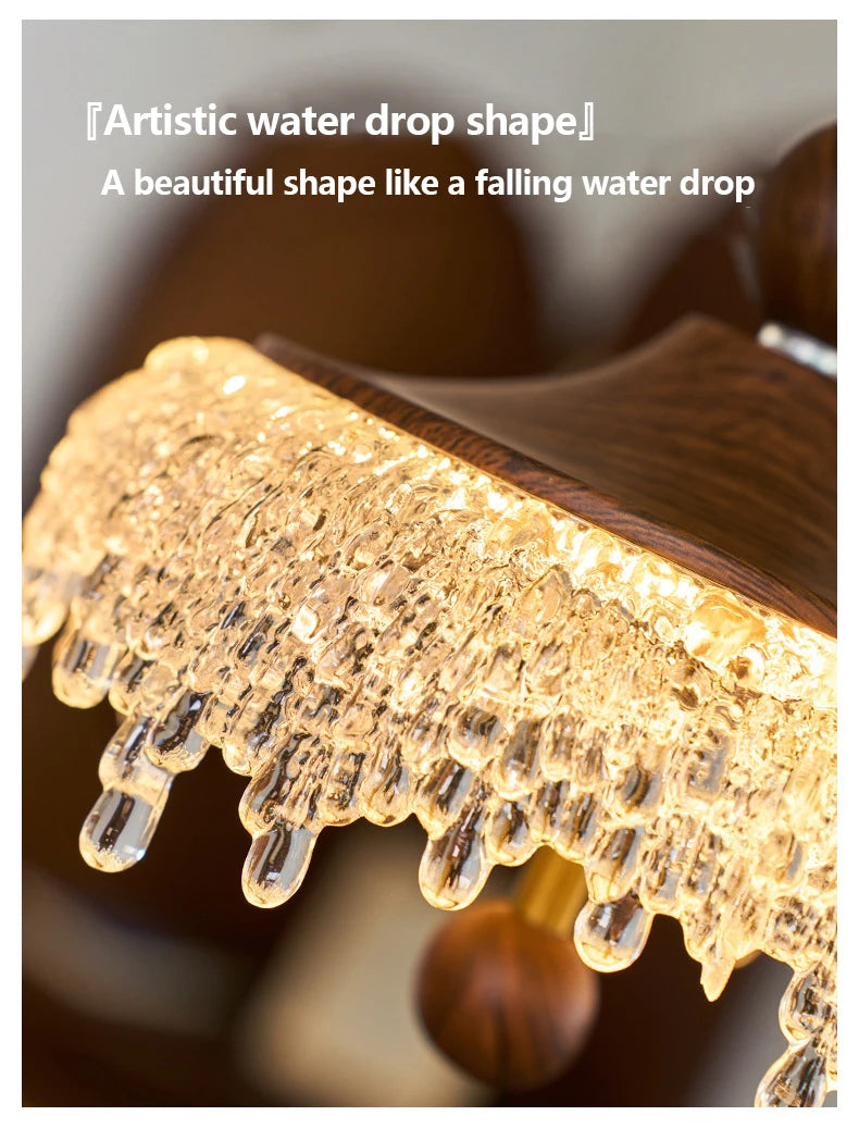 WalnoDrop Waterdruppel Hanglamp - plafondlamp - materiaaldetail