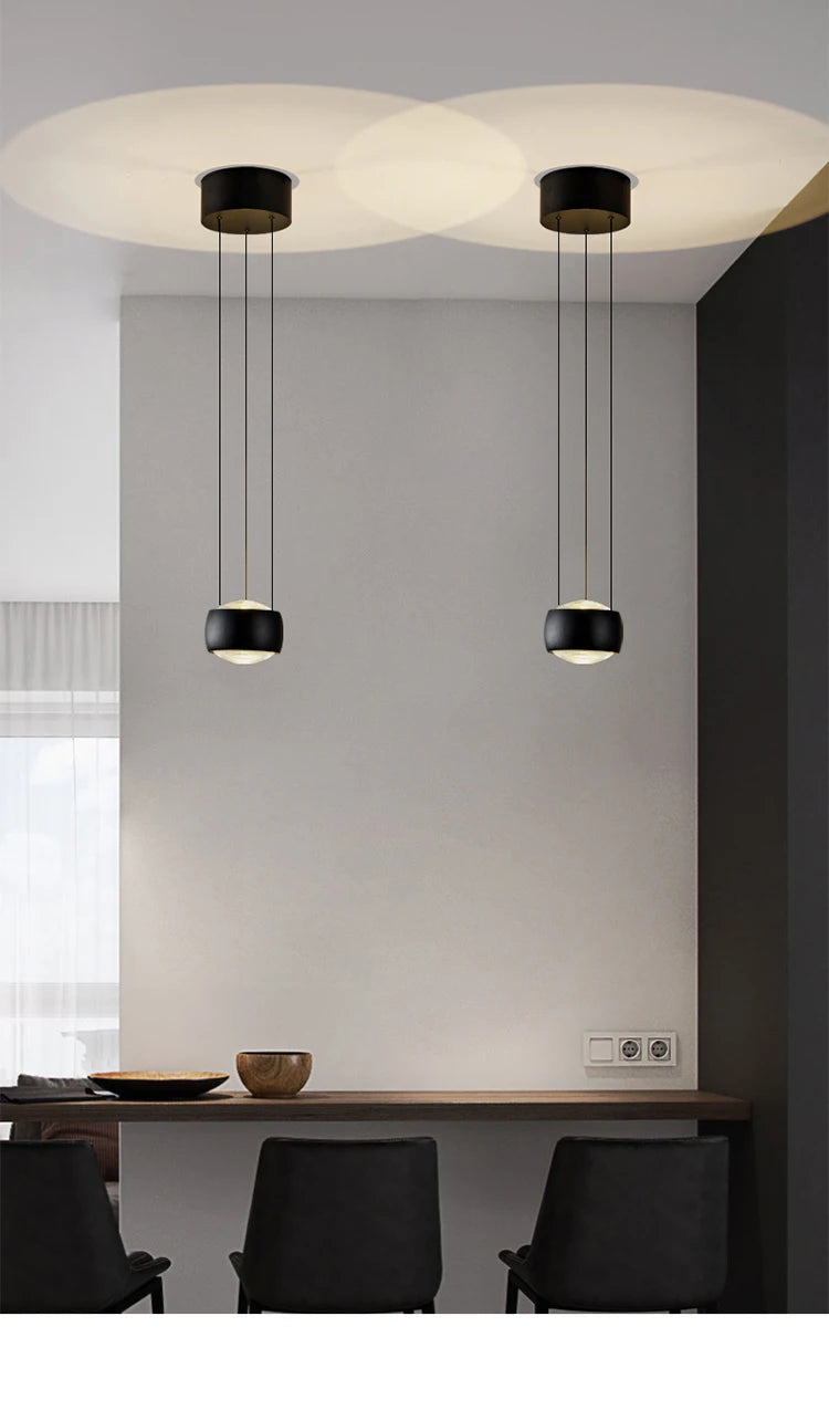 Modern Elegance Hanging Pendant Light – Luxe Verlichting voor Elke Ruimte - hanglampen - materiaaldetail
