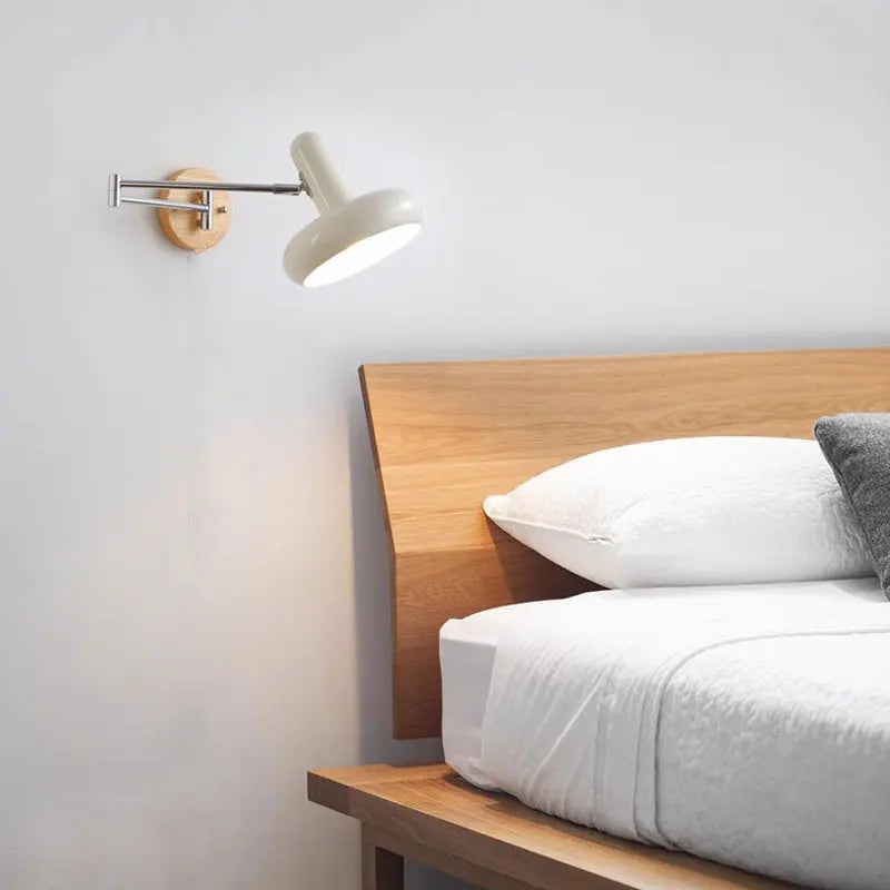 WindRocker FlexArm Wandlamp – Vintage Telescopische Leeslamp - wandlamp - sfeerbeeld