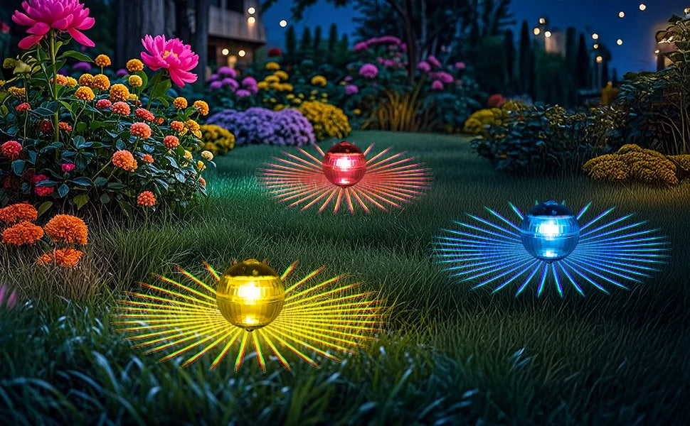 SOLAGLOW Drijvende Solar RGB Zwembadlamp - buitenverlichting - sfeerbeeld