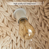 ZenAura Japanese Wicker Pendant Lamp