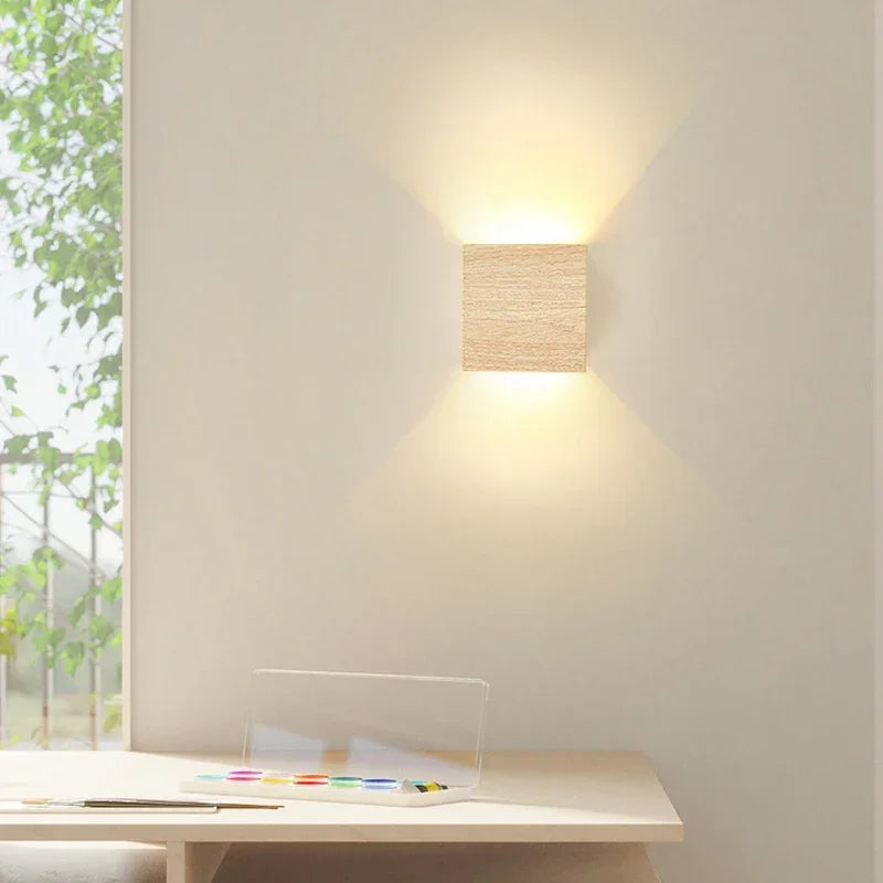 NORDLUM NaturLite LED Wandlamp - wandlamp - in de kamer