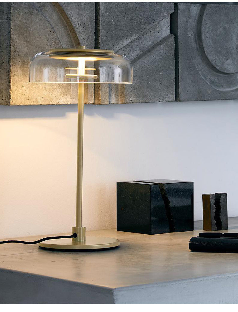 Aurélo – Designer Tafellamp van Glas met LED in Postmoderne Stijl - tafellampen - in de kamer