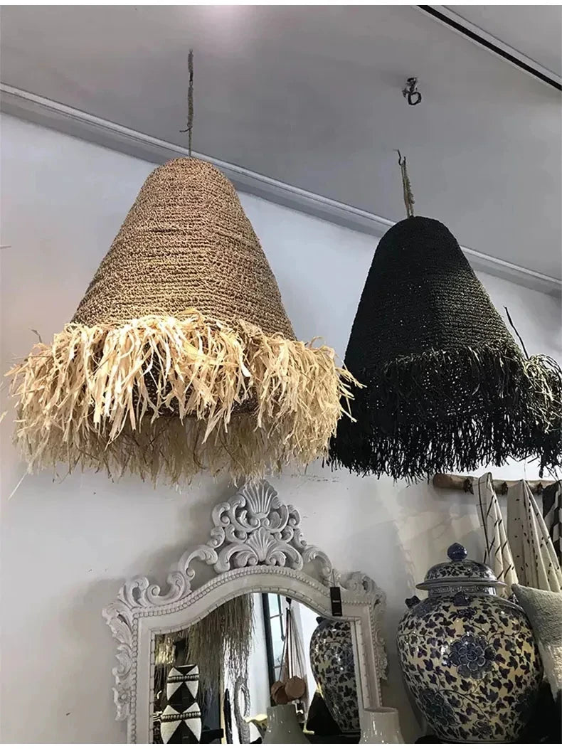 Handgeweven Rotan Hanglamp - hanglampen