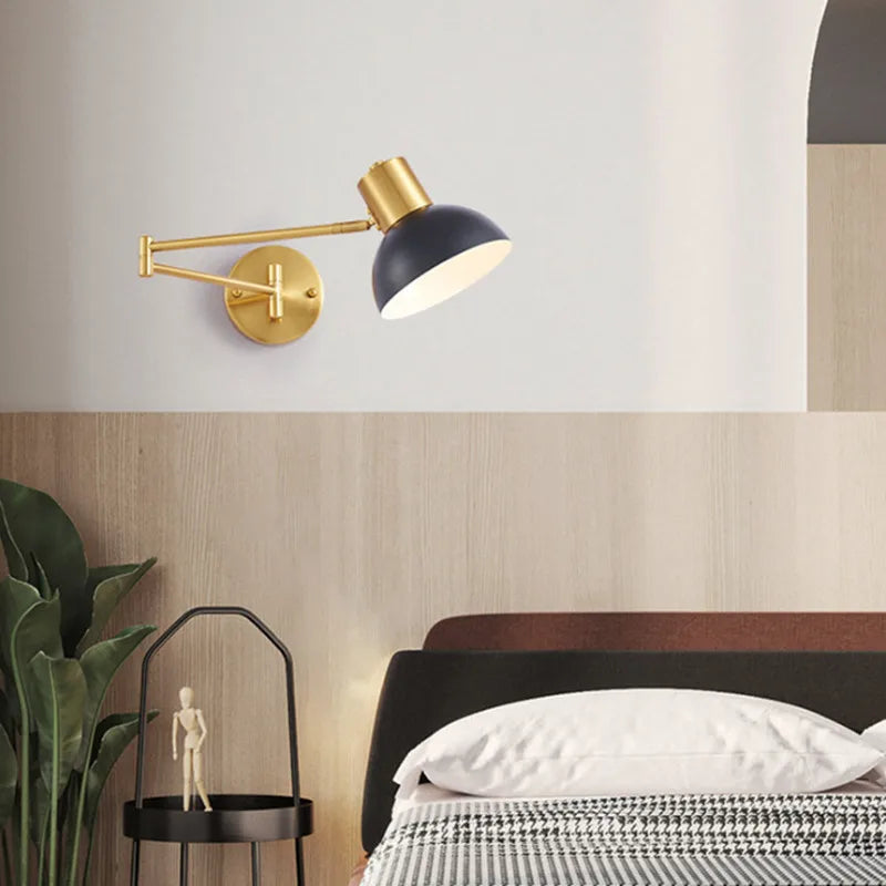LUXARM Verstelbare Wandlamp met Lange Arm - wandlamp - close-up