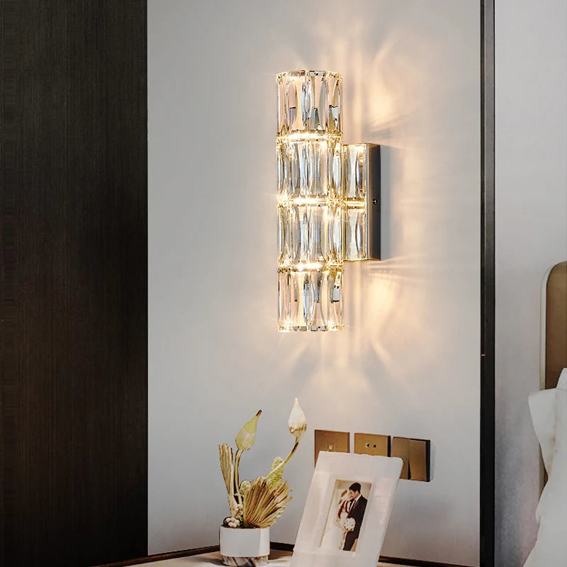 Modern Luxury Crystal Wall Lamp