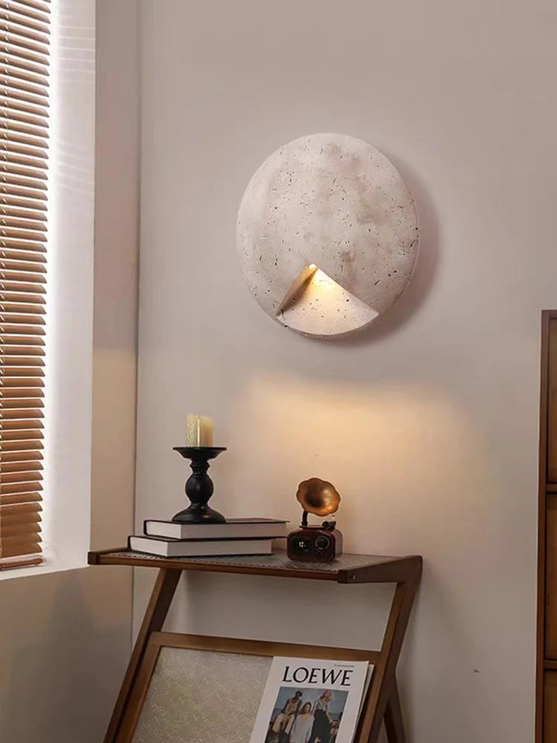 STONELUX ArtaGlow Natuurstenen Wandlamp - wandlamp - gemonteerd