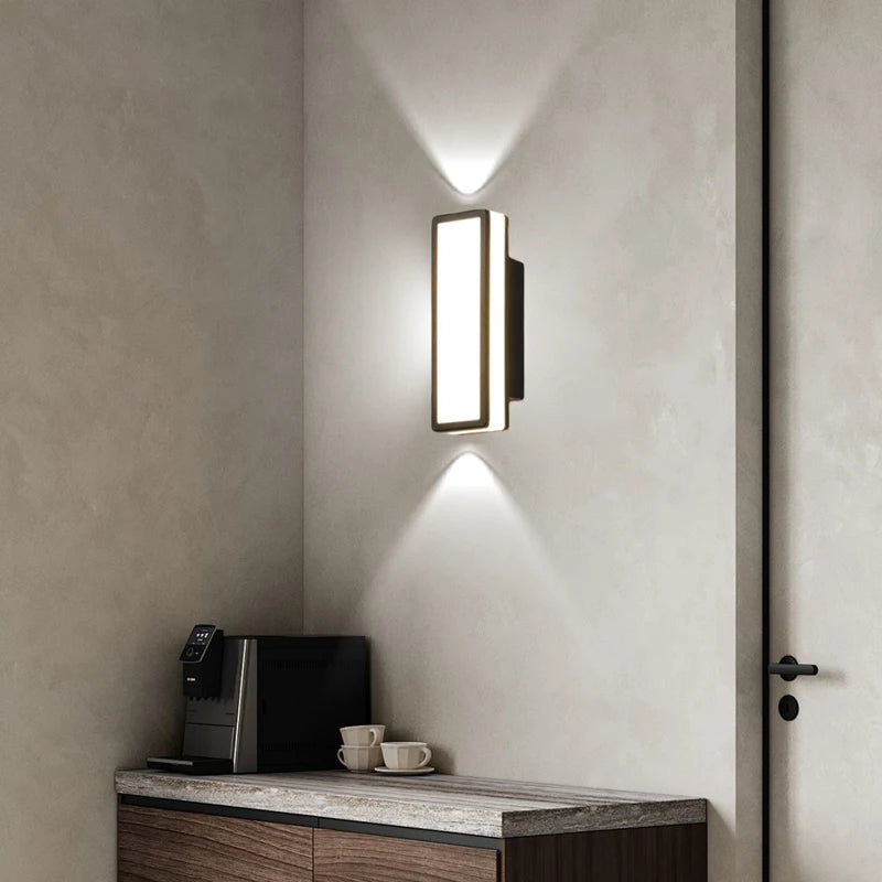 NordiLux LED Wandlamp – Waterdichte Moderne Wandverlichting voor Buiten en Binnen - wandlampen - afmetingen