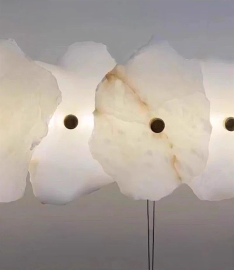 LUMARA Spaanse Alabaster Wandlamp - wandlamp - materiaaldetail