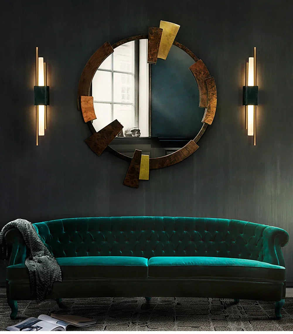 Modern Luxe Marmeren LED Wandlamp - wandlamp - verlicht