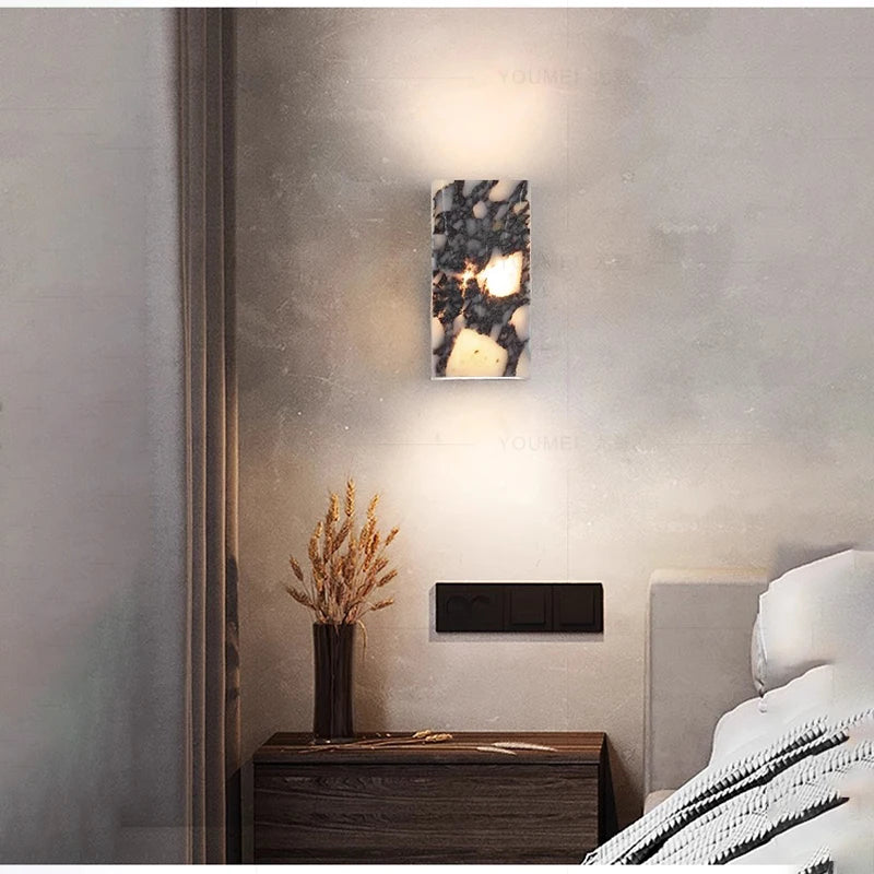 LUMARIS MarbleGlow LED Wandlamp - wandlamp - in de kamer