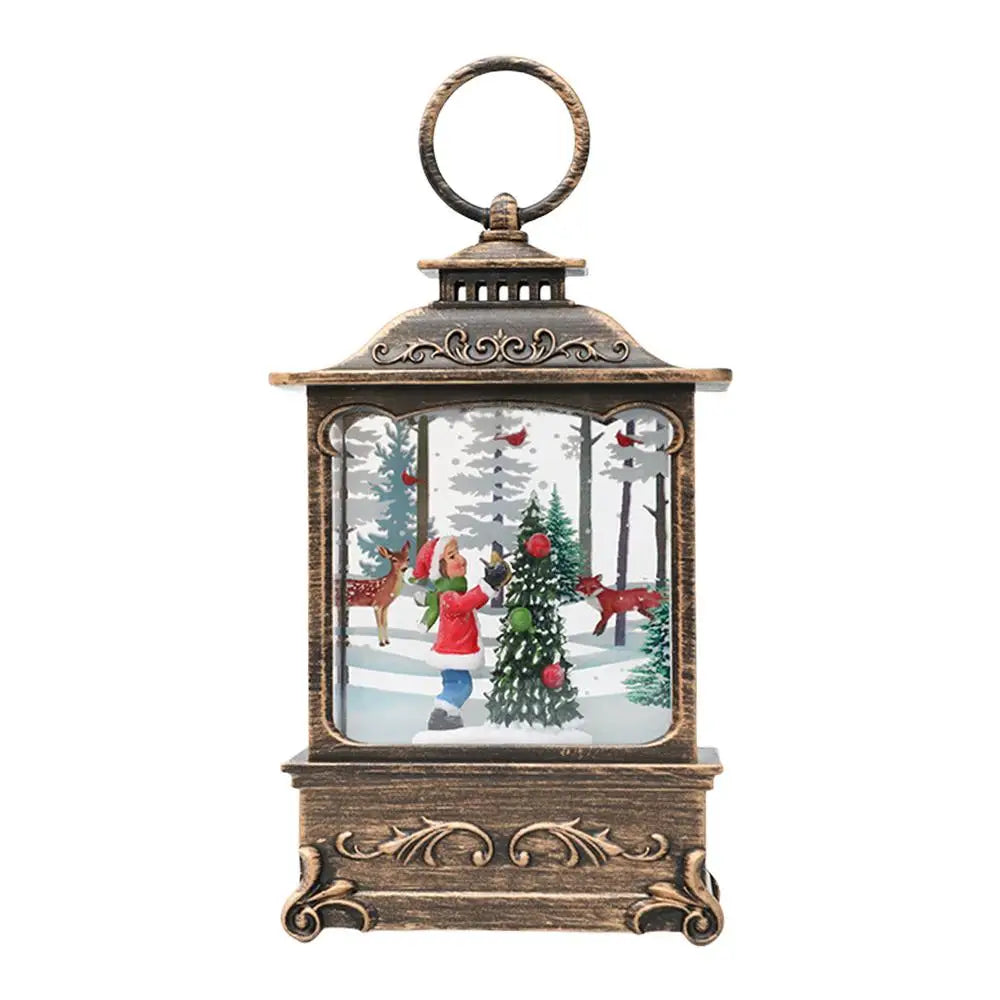 LumiGlobe Illuminated Snow Lantern